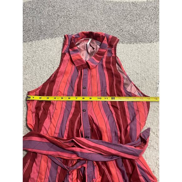 NWT Free People Sleeveless Blouse Womens Size Small Mackenzie Wrap Button-Up Top - Picture 5 of 16